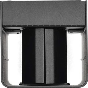 Nedis ZBLOW10RGBW - LED RGBW stmievateľné vonkajšie svietidlo LED/12W/230V IP65 Wi-Fi Tuya čierne