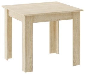 Jedálenský stôl s doskou v dekore dub sonoma UMEKO 80x80