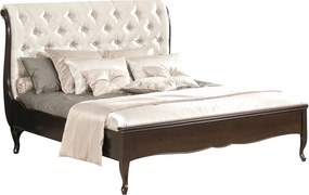 Rustikálny posteľový rám Wersal W-S/S 180 - wenge / biela (Prestige-A3 69)