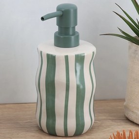 Dávkovač mydla Nola, kombinácia farieb/so zelenými prvkami, 350 ml
