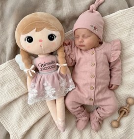 Mojkáčik - Bábika Anjelik ružová 48 cm