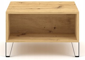 Konferenční stolek Bilbao 60 cm dub artisan/bílý