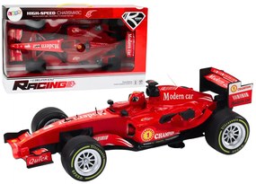 LEAN TOYS Závodné auto Formula s pohonom 1:12 - červené