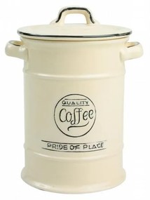 Keramická dóza na kávu T&amp;G Woodware Pride of Place, krémová