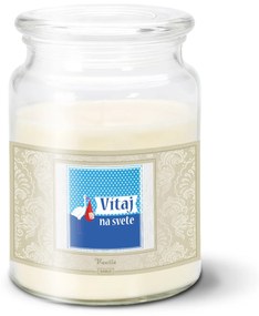 Sablio Sviečka Vitaj na svete - 500 g