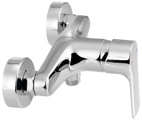 Nástenná sprchová batéria v lesklej striebornej farbe (1 výstup) Pax – Sapho