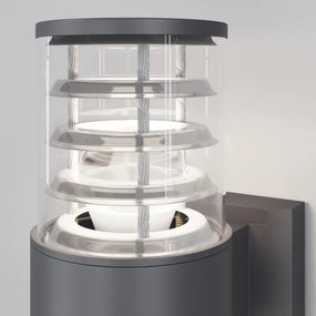 Maytoni O576WL-02GR - Vonkajšie nástenné svietidlo BRONX 2xE27/60W/230V IP54 antr