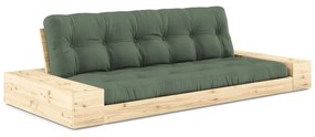 Zelená rozkladacia pohovka 244 cm Base – Karup Design