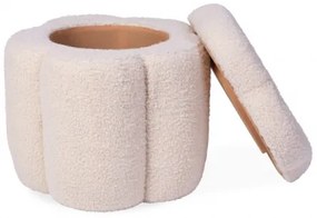 Childhome - Taburet FLOWER pr. 35 cm krémová