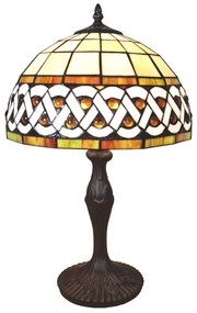 Stolová lampa 5LL-6153; Ø 31 cm Tiffany štýl