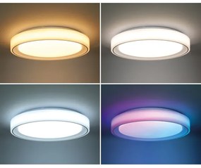 Solight WO8015 - LED RGB Stm. str. svietidlo FLOCO LED/30W/230V+RGB/6W+DO pr.40cm