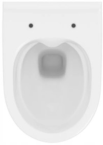 Cersanit Mille Plus CleanOn, závesná wc misa bez sedátka, biela, K675-007
