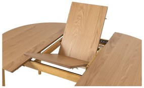 Jídelní rozkládací stůl Montreux 115/154 cm z kaučukovníku dub přírodní