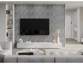 Mexen Lam-F, akustické stenové lamely 275 × 31,5 cm, filc 6 mm, dub bielený, S105-275317-2812-064