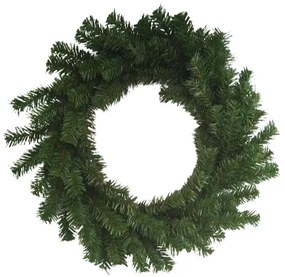 Umelý zelený veniec nezdobený, pr. 50 cm, pr. 50 cm