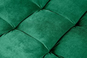 Taburetka Velvet Cozy 80cm smaragdovo zelená zamat