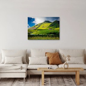Obraz horskej krajiny (70x50 cm)