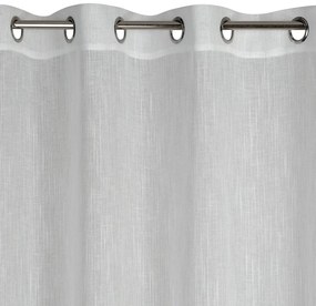 ZÁCLONA NA KRÚŽKOCH CARLA 140X250 CM BIELA