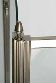 Gelco, ANTIQUE boèná stena 1000mm, číre sklo, bronz, svetlý odtieň, GQ5610CL