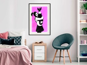 Artgeist Plagát - Bomb Hugger [Poster] Veľkosť: 20x30, Verzia: Zlatý rám