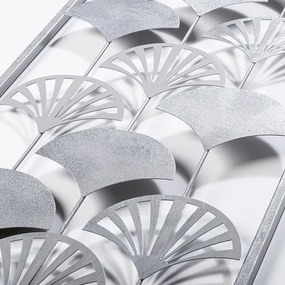 Kovová nástenná dekorácia 32x90 cm Gingko – Wallity