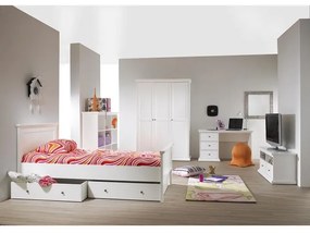 Věšáková skříň, bílá, PARIS 4D 75354 0000149840 Tempo Kondela
