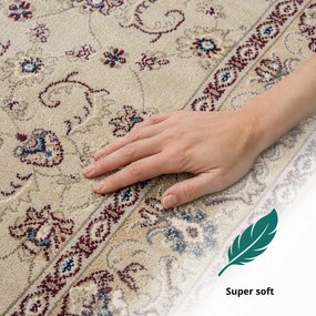 Angel Carpet, Kusový koberec Sultan 26 Beige, 120x170, béžová, kancelária