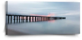 Sablio Obraz Mólo so zorou - 110x50 cm