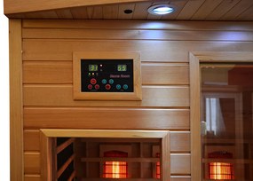 M-Spa - Infrasauna karbón-keramika pre 4 osoby 175 x 135 x 190 cm 2,6 kW