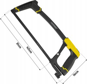 CROWNMAN Ručná píla na kov - 30 cm