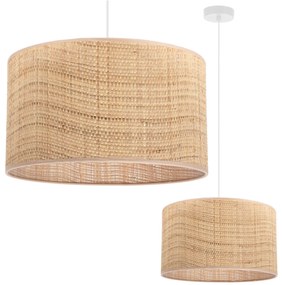 Závesné svietidlo Rattan, 1x ratanové tienidlo, (fi 35cm), w