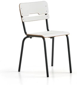 Školská stolička SCIENTIA, nízke sedadlo, V 460 mm, antracit/biela