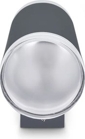 Brilagi - LED RGBW vonkajšie nástenné svietidlo MATERA 2xGU10/4,8W/230V antracit IP54