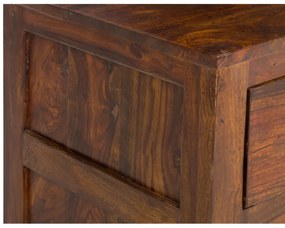 furniture-nabytek.cz - Masívny príborník Palison z palisandru, lakovaný, hnedý – 140×42×80 cm