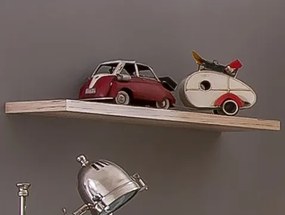 Nástenná polica Cariba, 78 cm, dub san remo%