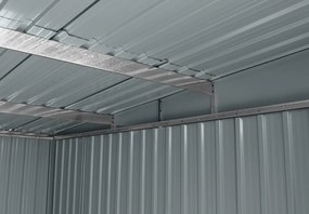 Záhradný domček BestBerg ZDSL-4S / 4,6 m² / 238 x 194 x 202 cm / svetlo sivá