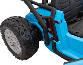 Ramiz Elektrická bugina Racing 5 pre deti modrá + motory 2x200W + diaľkové ovládanie + LED audio + pomalý štart