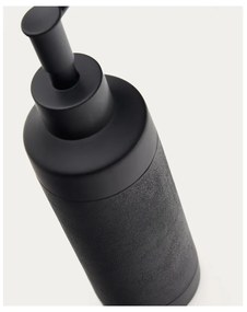 Čierny dávkovač mydla z polyresínu 420 ml Sisel – Kave Home