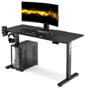 Stôl s elektricky nastaviteľnou výškou 140 cm čierny: Diablo X-Tensio 1400