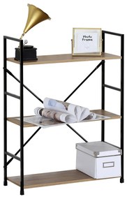 Regál GD-223 OAK Stor, 3 police, 58,5 x 23,5 x 80,5 cm