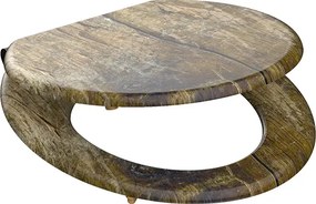 Eisl Sanitär WC sedadlo MDF Soft Close Solid Wood 80124