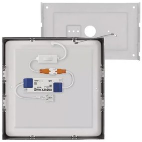 LED Stropné svietidlo LED/21W/230 3000/3500/4000K 22,5x22,5 cm chróm