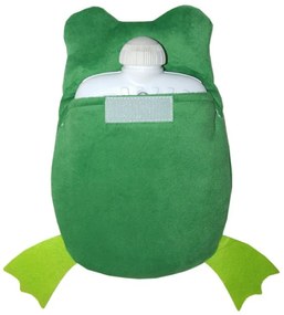 Termofor Hugo Frosch Eco Comfort - žaba, 0,8 l, zelená