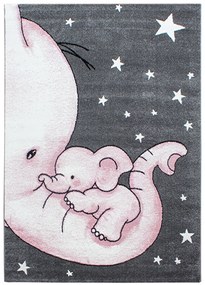 Koberce Breno Kusový koberec KIDS 560 Pink, viacfarebná,120 x 170 cm