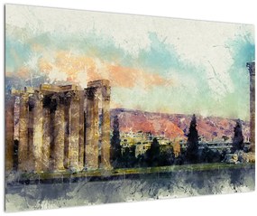 Obraz - Akropolis, Atény, Grécko (90x60 cm)