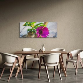 Obraz rezanej kvetiny (120x50 cm)