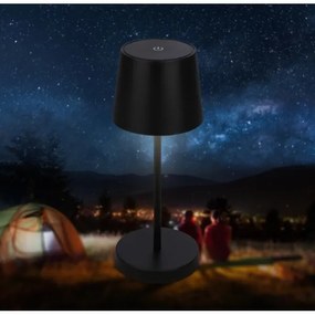 Briloner 7423015 - LED Stmievateľná stolná lampa LED/2,6W/5V IP44 čierna