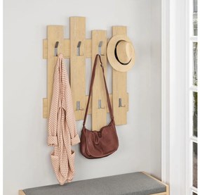 Nástenný vešiak WAVE 81x64 cm béžová