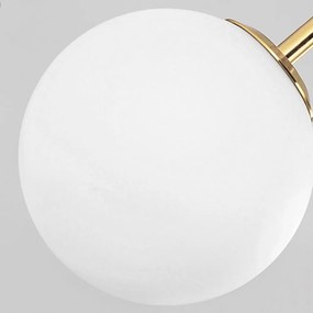 Toolight - Závesná lampa 3xE27, zlatá-biela, OSW-08193