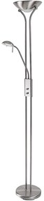 Brilagi - Stmievateľná stojacia lampa SCARLETT 1xR7s/230W/230V+1xG9/40W matný chróm
